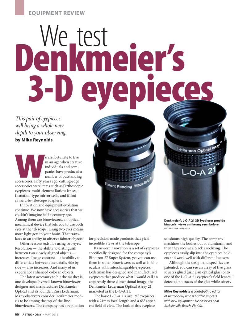 Denkmeyer 3D Okulare