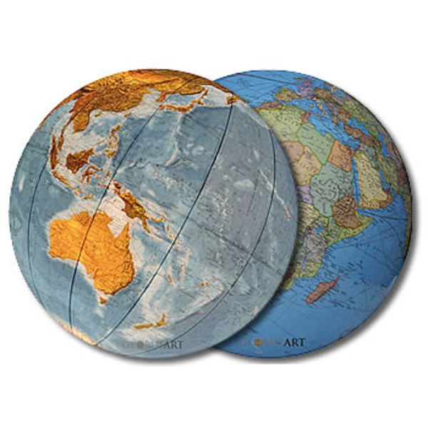 Globe sur pied Columbus Duo 51cm (English)