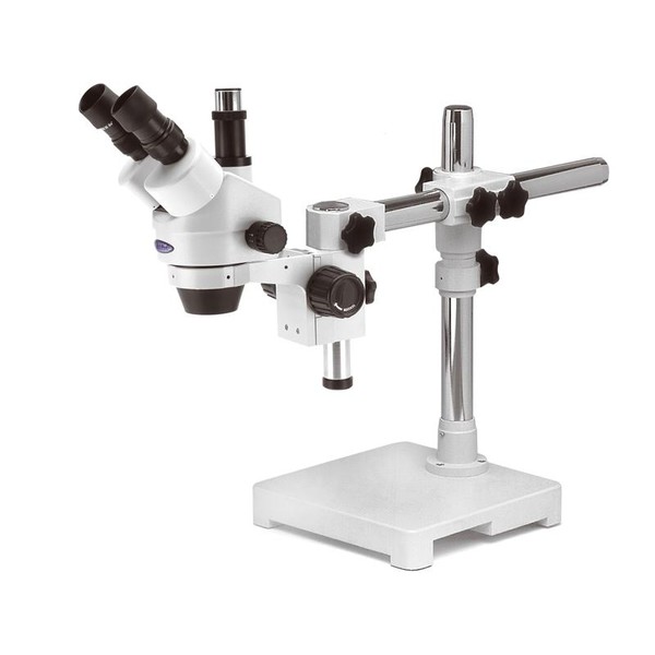 Optika Zoom-Stereomikroskop SZM-4, Zoom, trino, 7x-45x, überhängendes Stativ