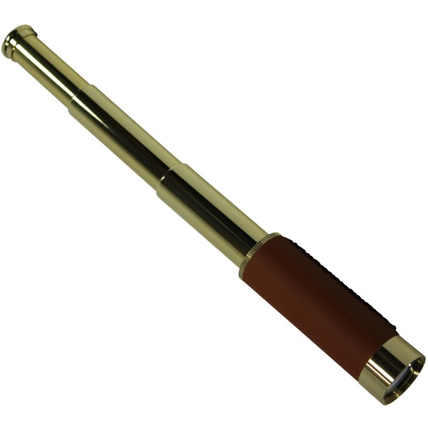 Omegon - Lunette télescopique de poche 25x30 en cuivre chromé