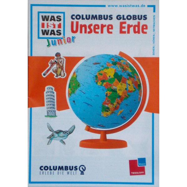 Globe pour enfants Columbus Was ist was 'Junior-Set Jubiläumsausgabe'