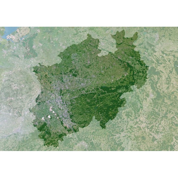 Planet Observer Regional-Karte Nordrhein-Westfalen