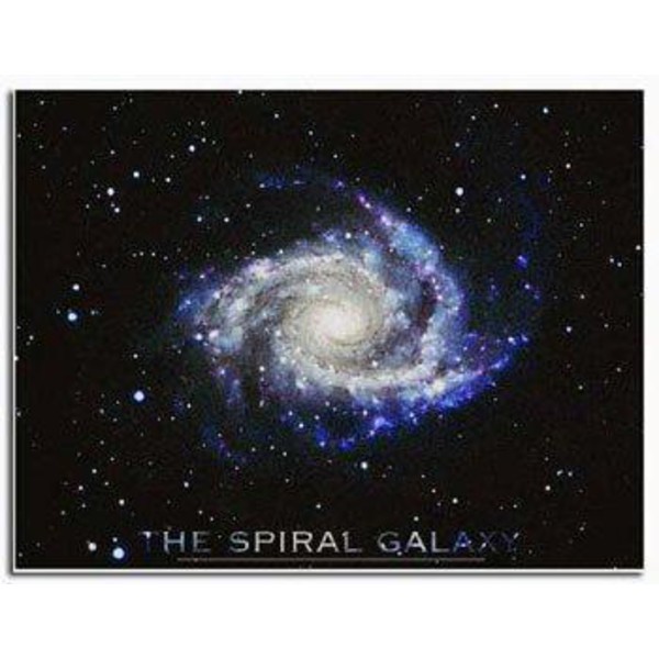 Affiche Spirale galaxie dans les Antila