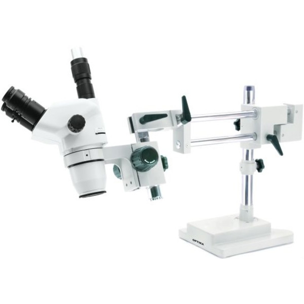 Optika Zoom-Stereomikroskop SZN-10, trinokular,  7x-45x, überhängend