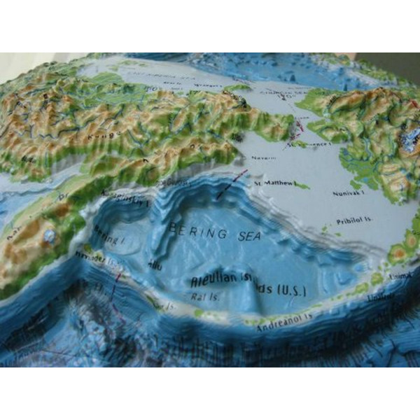 geo-institut Globe terrestre en relief 65cm