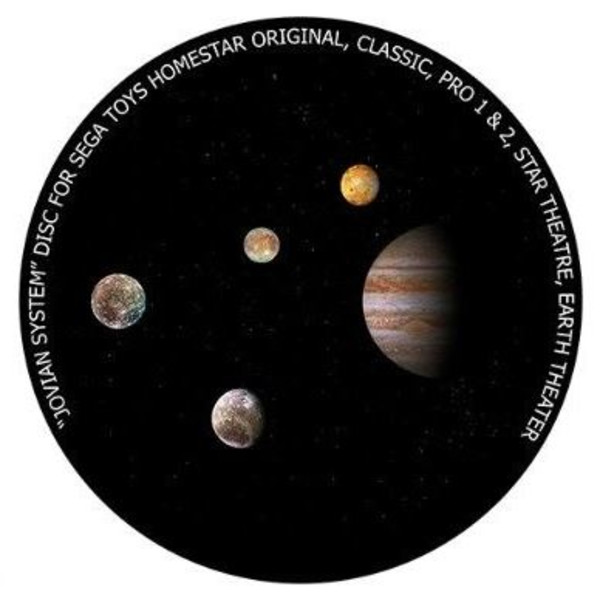 Redmark Dia für das Sega Homestar Planetarium Jupiter-System