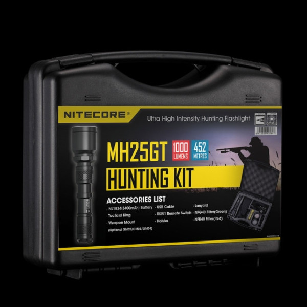Nitecore Lampe de poche MH25 GT kit de chasse