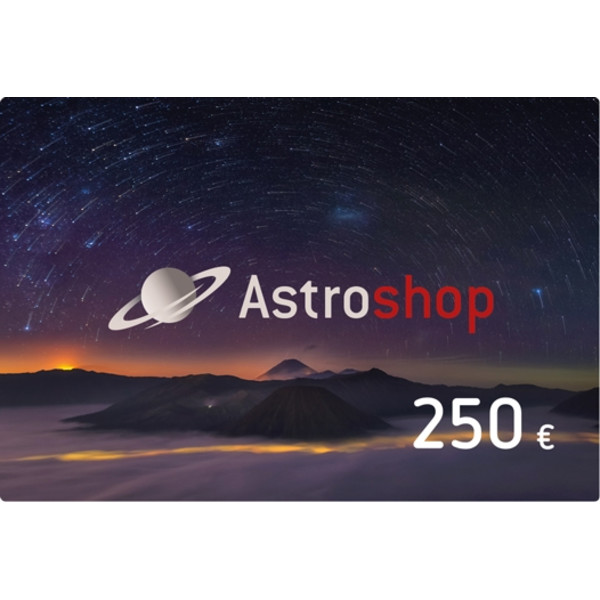 Astroshop voucher at a Value of 250 €