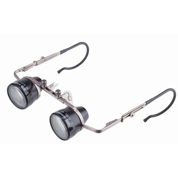Schweizer Lupenbrille Galilei, bino, 2.25x, 340mm w.d.