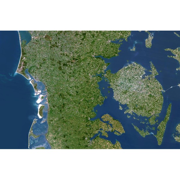 Carte régionale Planet Observer Planète Observer région de Jutland du sud et Fyn