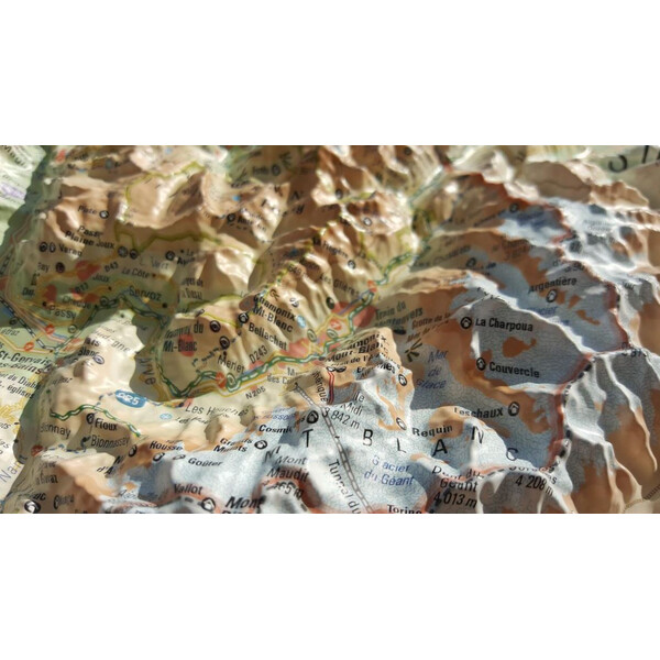 Carte régionale 3Dmap La Haute Savoie