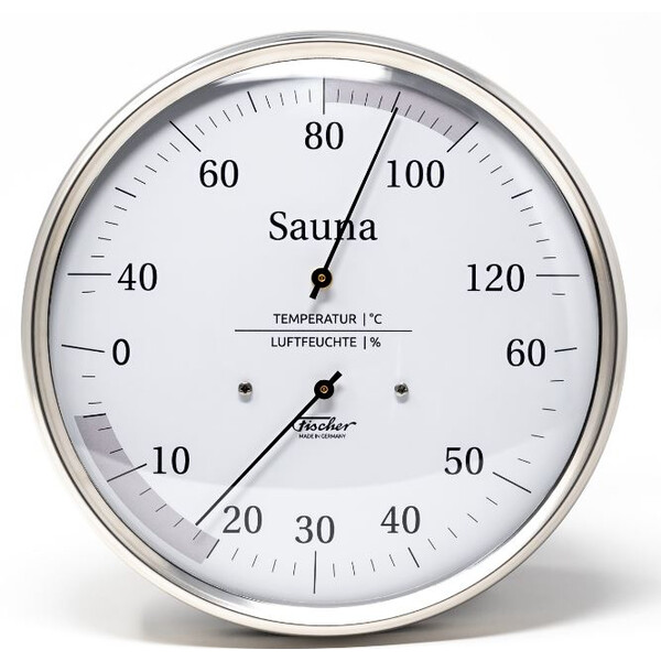 Station météo Fischer Sauna-Thermohygrometer 130 mm