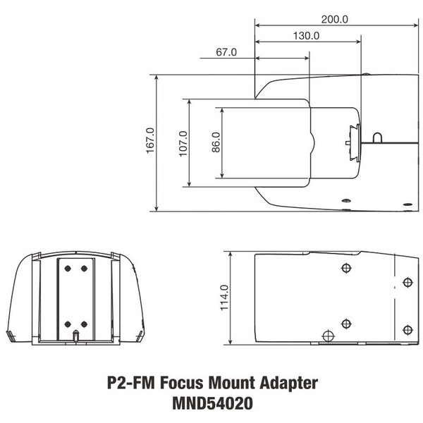 Nikon Kopfhalterung P2-FM Focusing Mount Adapter