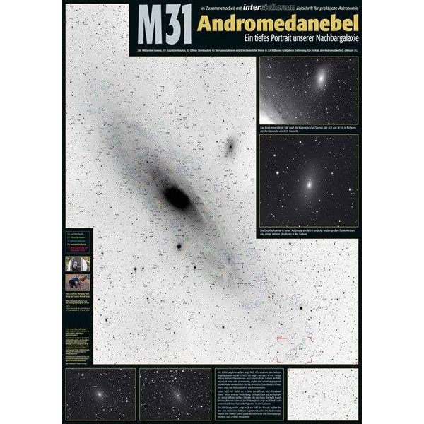 Affiche Oculum Verlag M31 - Andromedanebel