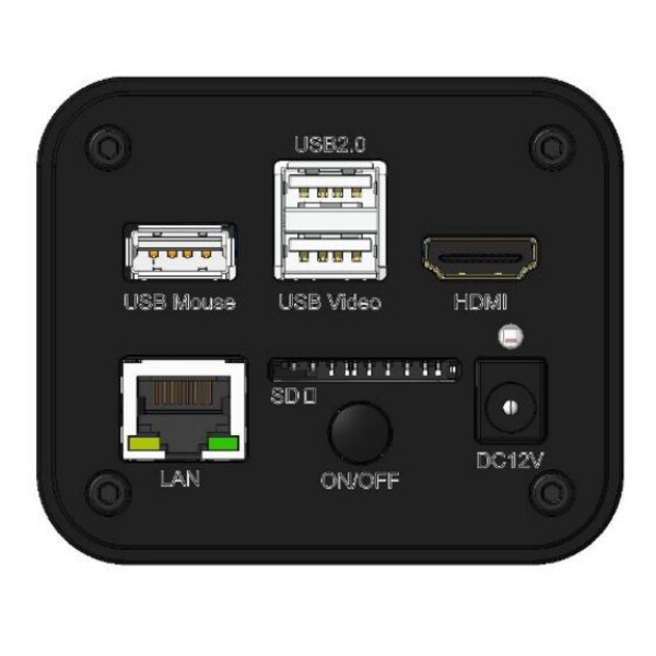 Caméra Optika C-HUB4K, color, CMOS, 1/1.8 inch, 2.0x2.0µm, 30fps, 4K/USB/HDMI, 8Mp