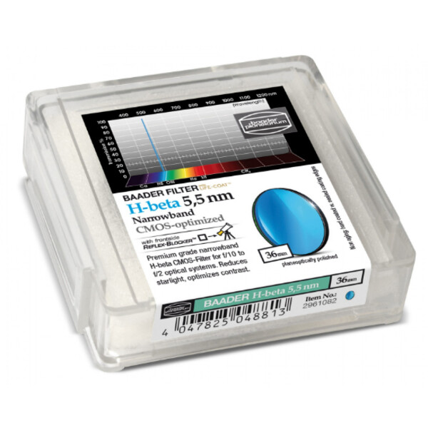 Filtre Baader H-Beta CMOS Narrowband 36mm