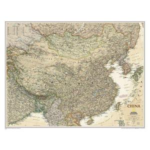 National Geographic Carte antique de la Chine