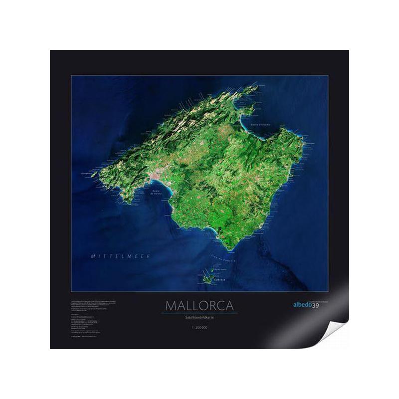 Carte régionale albedo 39 Majorque