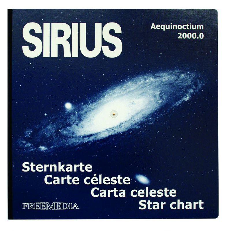 Freemedia Sternkarte Star chart Sirius big model