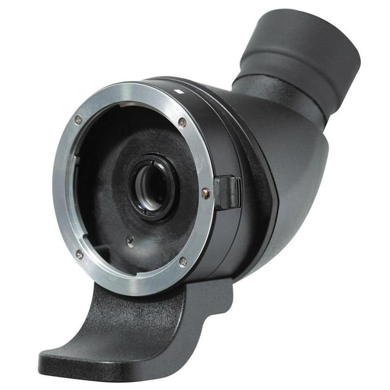 Lens2scope Okularansatz 10mm, passend für Canon EOS, schwarz, Winkeleinsicht
