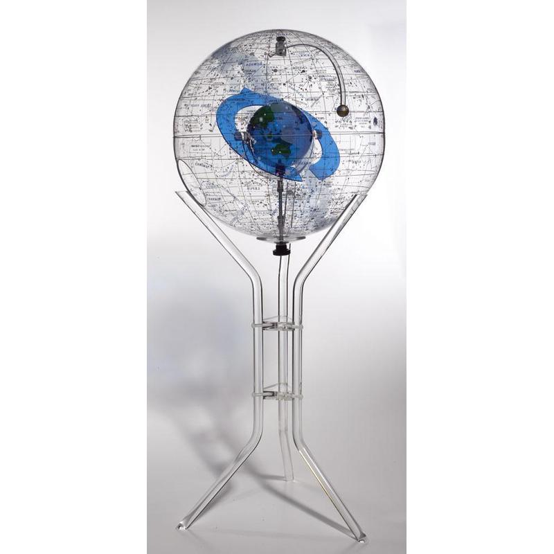Columbus Planétarium avec pied en verre acrylique