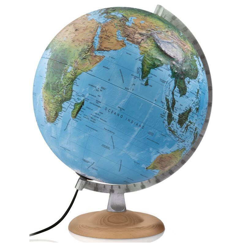 Globe à relief Atmosphere R4 Silver 30cm