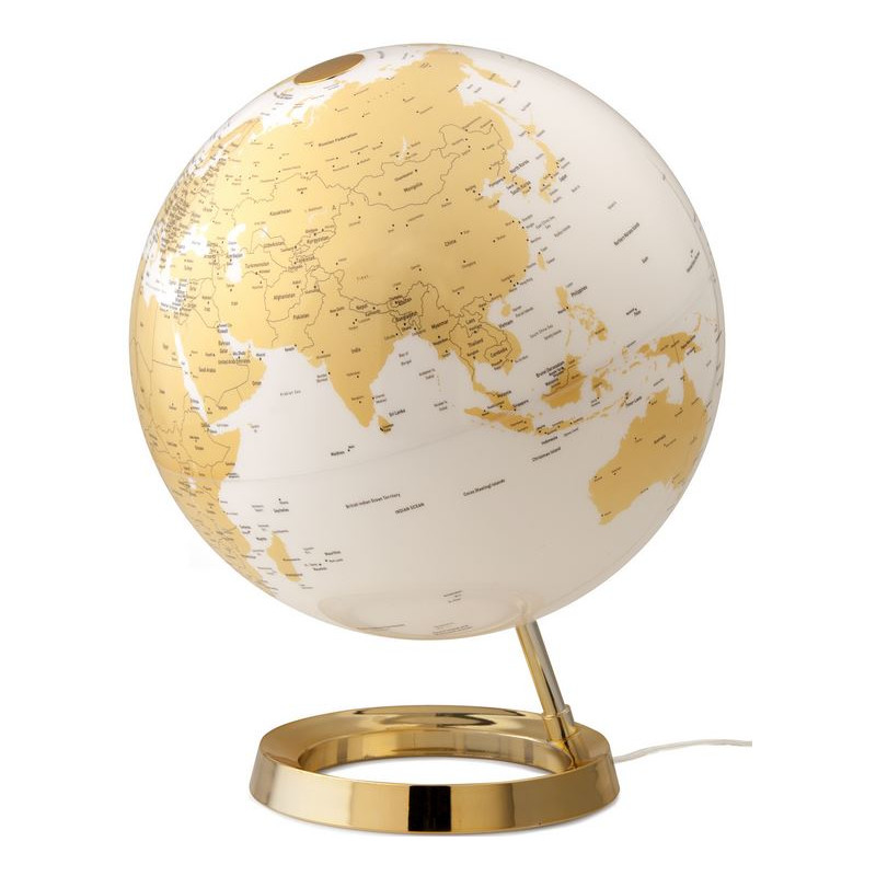 Räthgloben 1917 Globe lumineux , couleur dorée 30cm