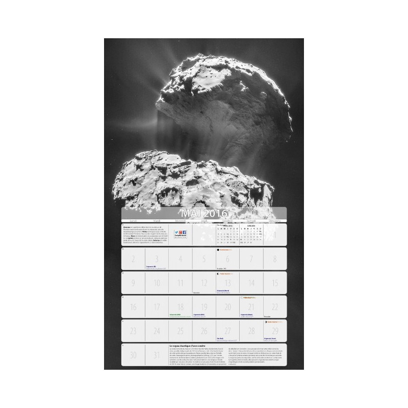 Amds édition  Kalender Calendrier Astronomique 2016
