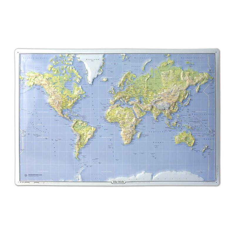 Mappemonde Kober-Kümmerly+Frey 3D Magnetic World Map, M 1:73 Mio.