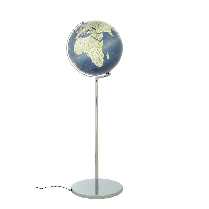 Globe sur pied emform Sojus Blue 43cm