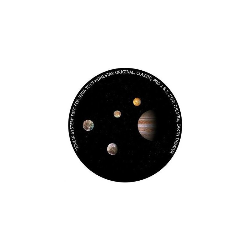 Redmark Dia für das Sega Homestar Planetarium Jupiter-System