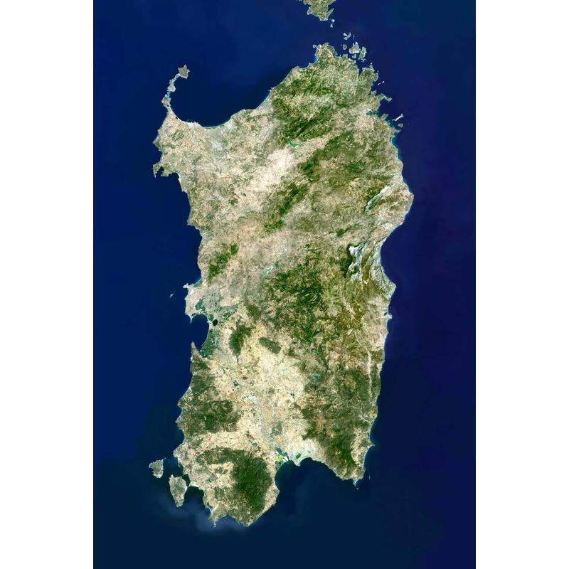 Carte régionale Planet Observer Planète Observer Italie région Sardegna