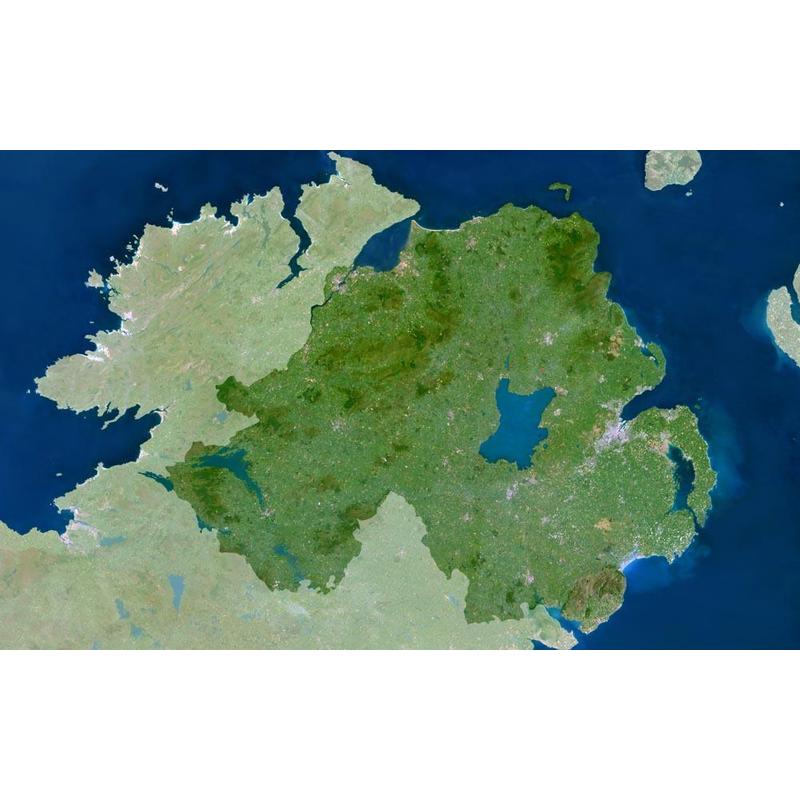 Carte régionale Planet Observer Planète Observer région Nothern Irlande