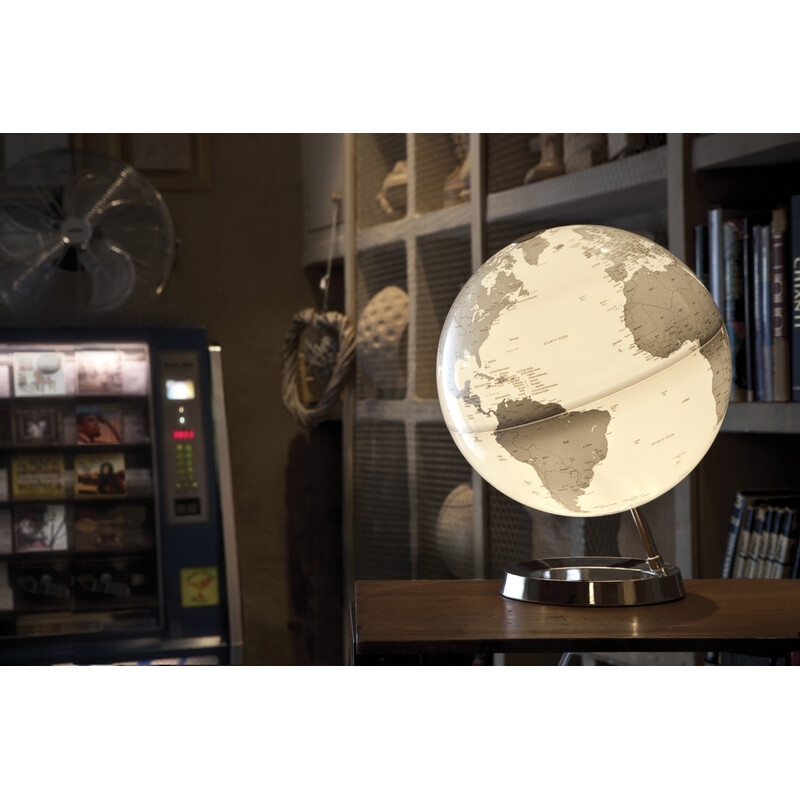 Globe Atmosphere Light&Colour Metal Crome 30cm