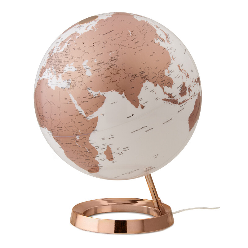 Globe Atmosphere Light&Colour Metal Copper 30cm