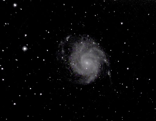 Messier 101, Aufnahme mit dem Unistellar eVscope. Foto: Marcus Schenk
