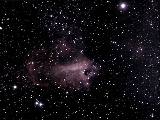 Messier 17, Aufnahme mit dem Unistellar eVscope. Foto: Marcus Schenk
