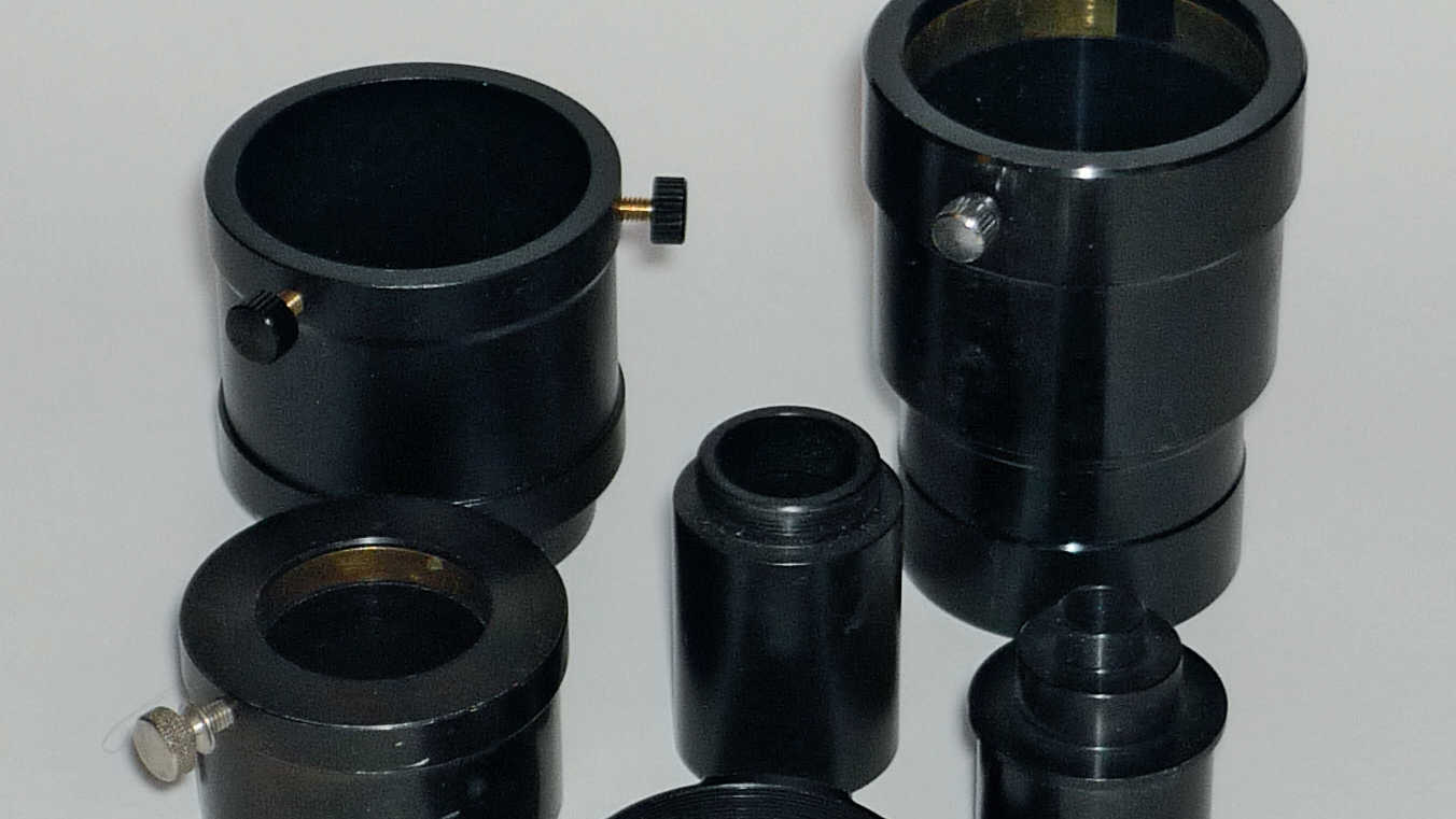 Wenn man ein bisschen plant, kann man die Anzahl der Adapter
gering halten. G. Dittié