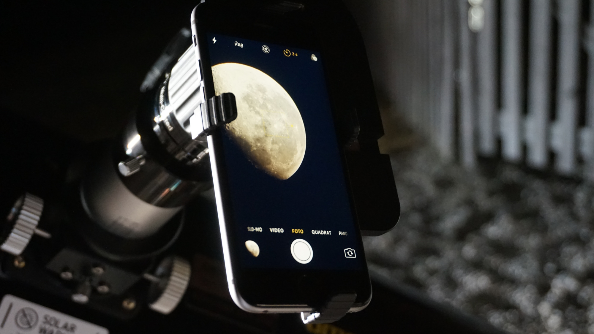 So gehen Mondfotos mit dem Smartphone