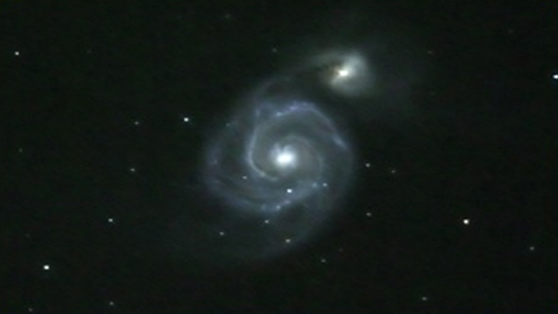 Im kosmischen Strudel: die Whirlpool-Galaxie M51