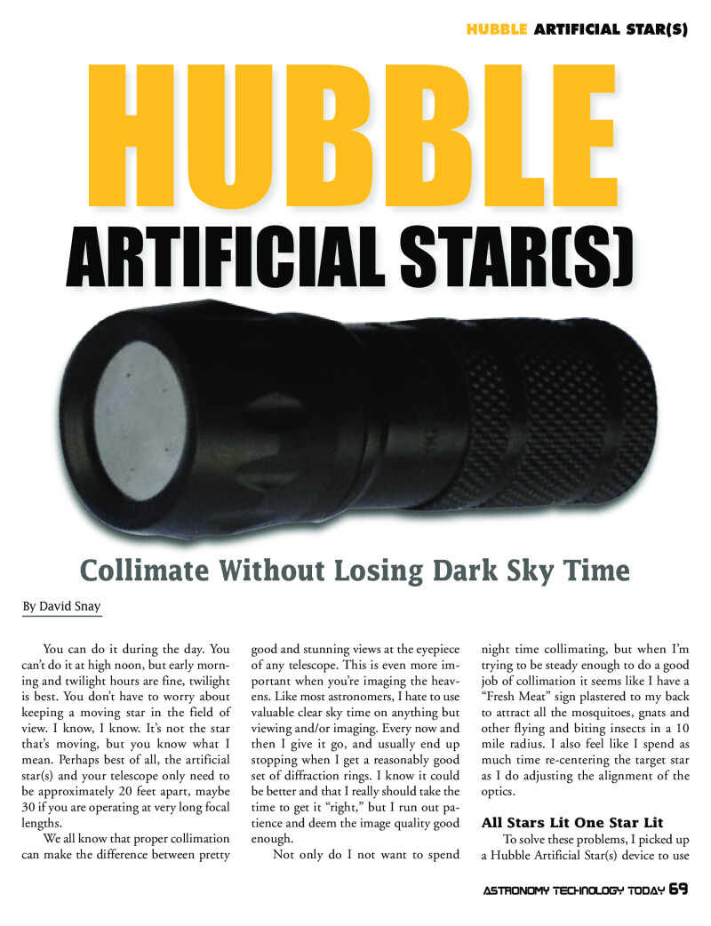 Hubble Artificial Stars