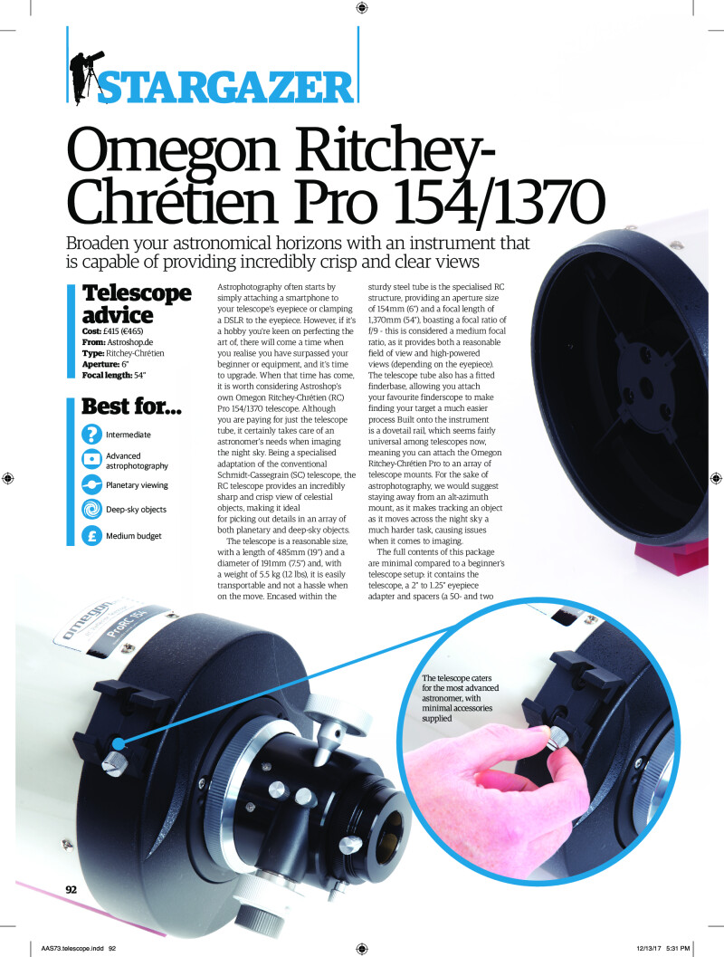 Omegon RC Pro 154/1370