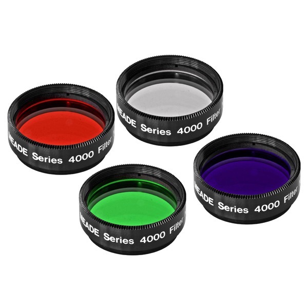 Meade Jeu de filtres colorés n° 3 - 31,75 mm (8, 21, 38A, 56)