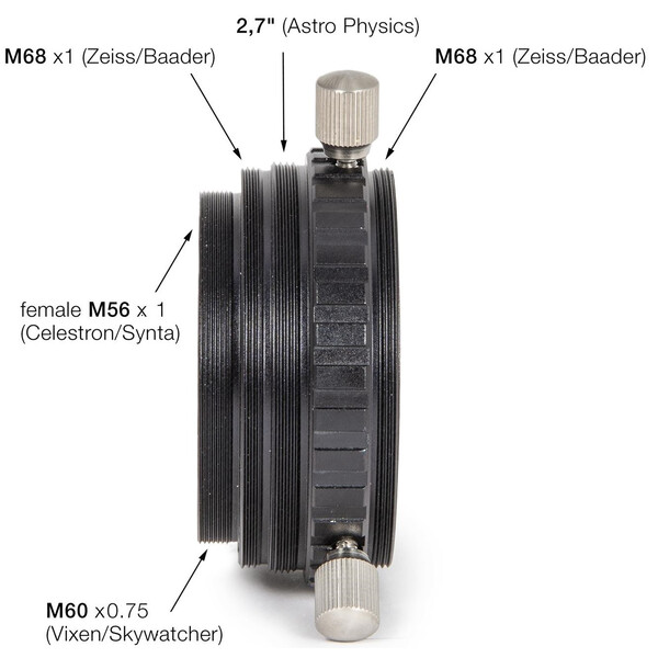 Baader 2'' 'Four-in-One' adaptateur M68 / 2 '/ M68