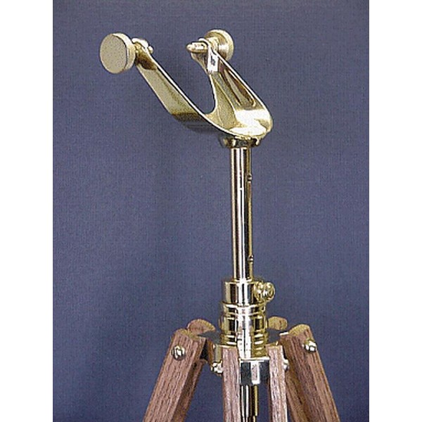 Télescope laiton The Glass Eye Cape Cod Brass Trepied en Acajou