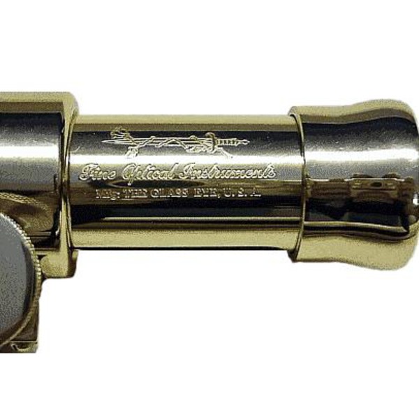 Télescope laiton The Glass Eye Cape-Cod Brass Trépied en Ebène Noir