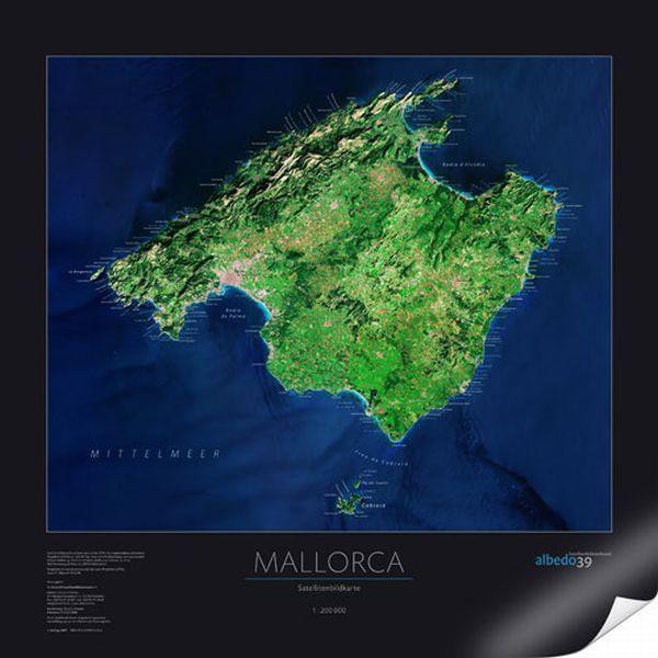 Carte régionale albedo 39 Majorque