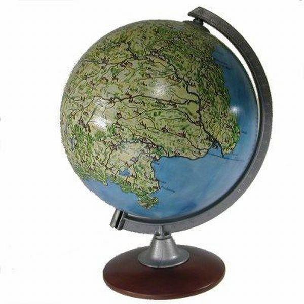 Räthgloben 1917 BAU 25 13 - Globe Bavière