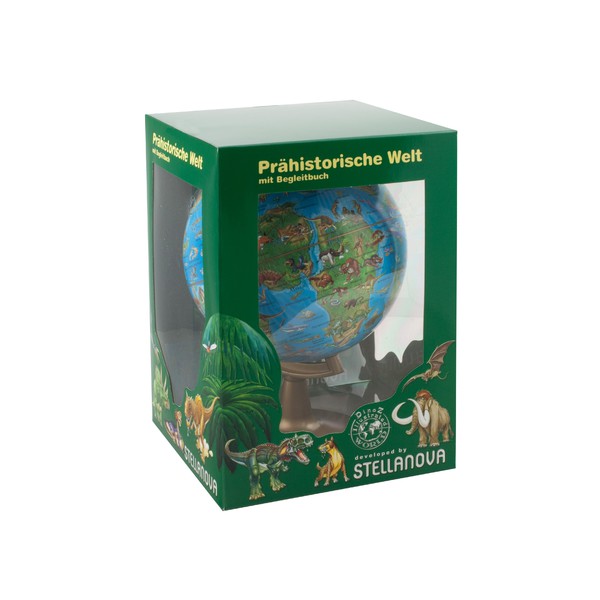 Stellanova DinoZ Kinderglobus prähistorische Welt 15cm