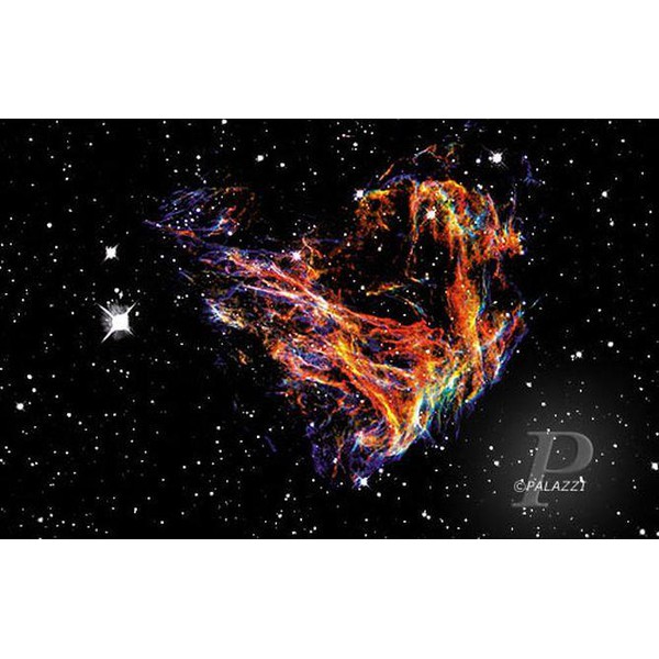 Palazzi Verlag Poster Flame Nebula Leinwandprint